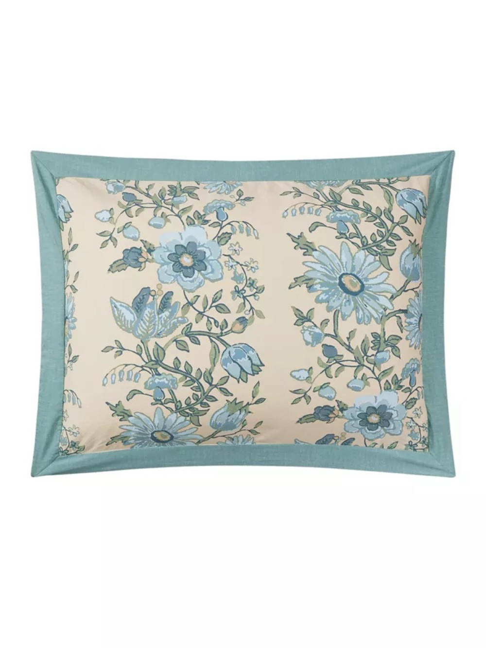 NWT Spartina 449 Mystic Moss Floral 3PC Cotton Sateen Comforter Set Full/Queen - Picture 4 of 10